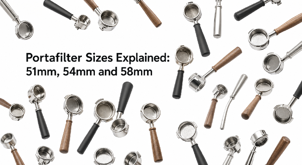 Portafilter Sizes Explained: 51mm, 54mm and 58mm