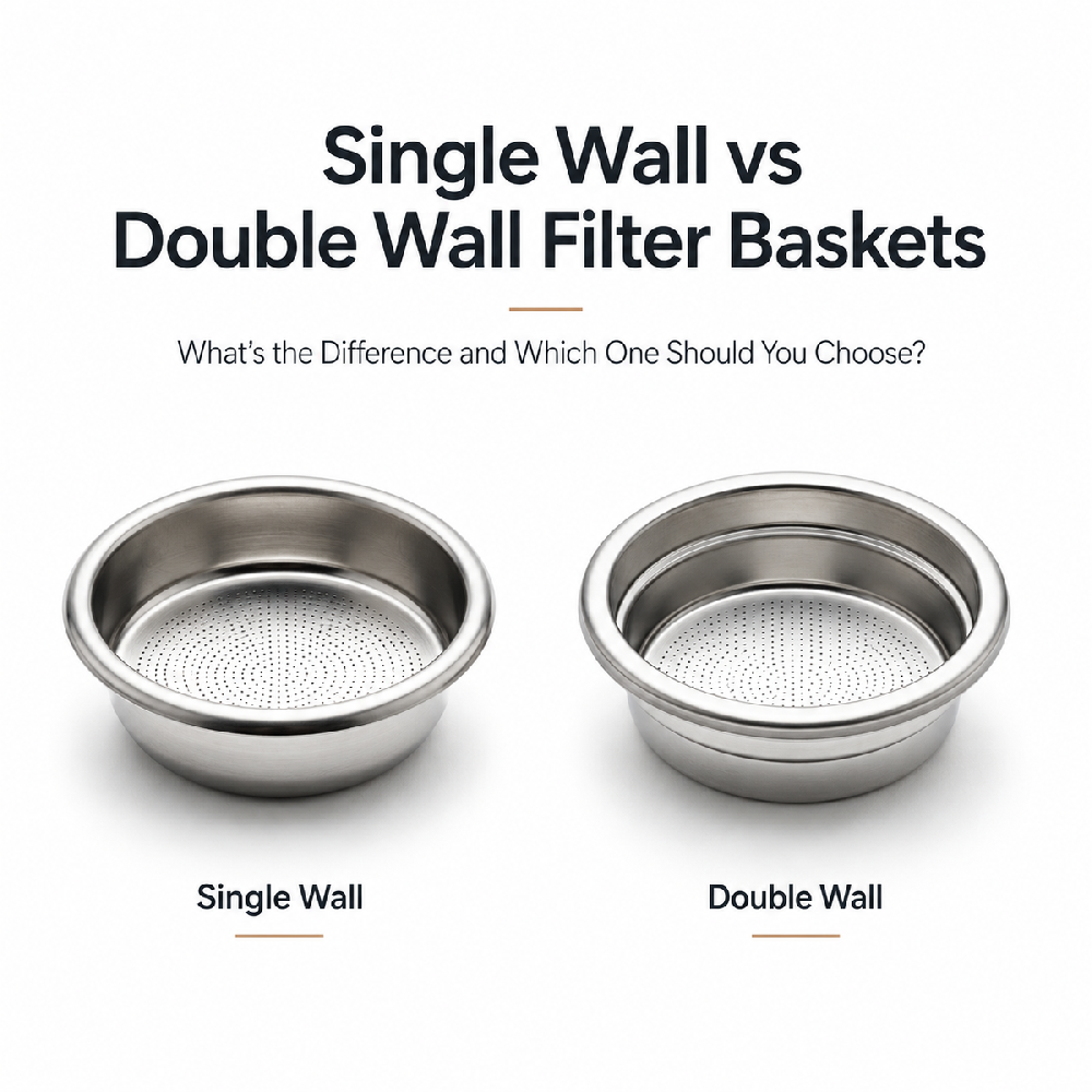 Single Wall vs Double Wall Filter Baskets: What Is the Difference?