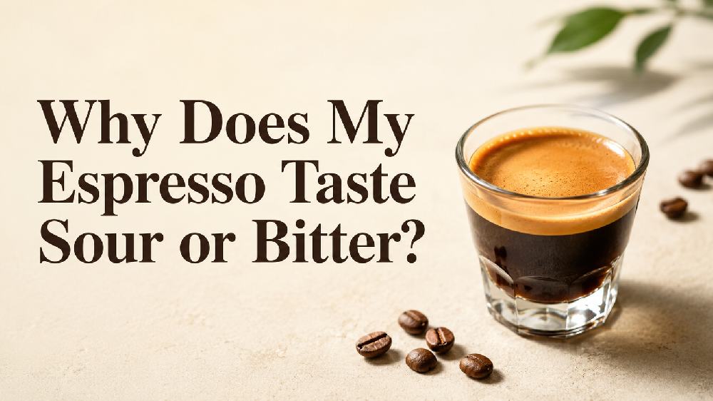 Why Does My Espresso Taste Sour or Bitter? Causes & Easy Fixes