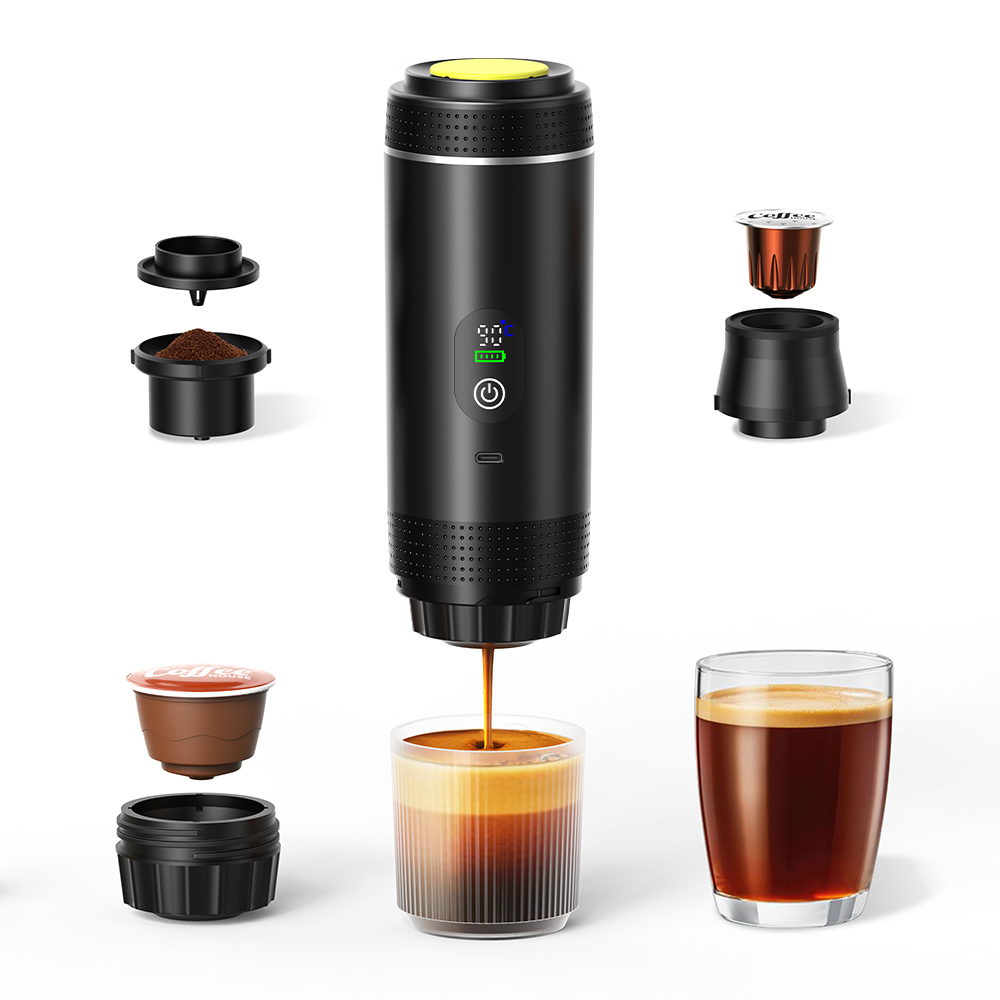 KF-JN-02Pro+ 20 Bar Self-Heating Portable Espresso Machine with Digital Display