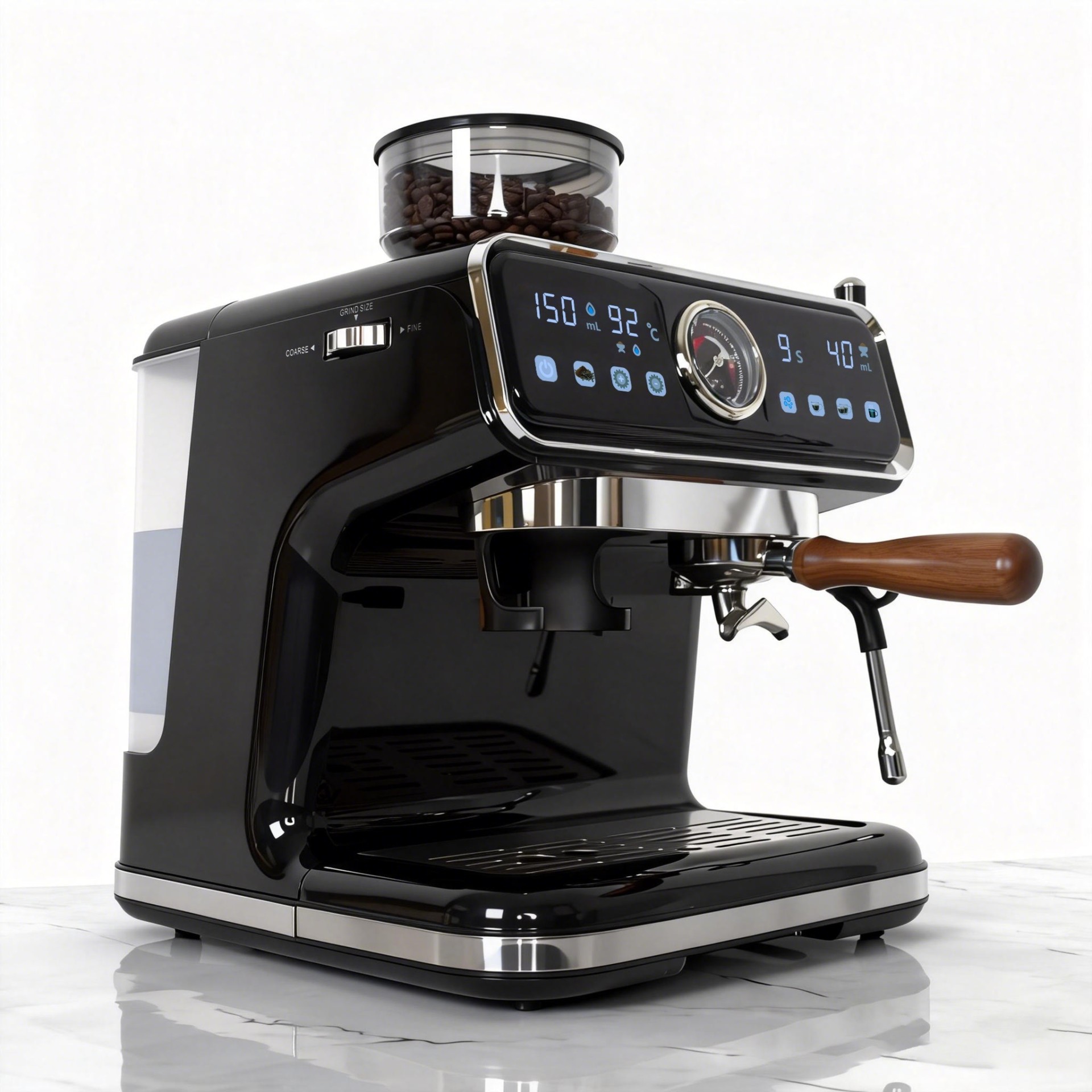 EM3724 dual boiler espresso machine with built-in grinder and 58mm portafilter.jpg