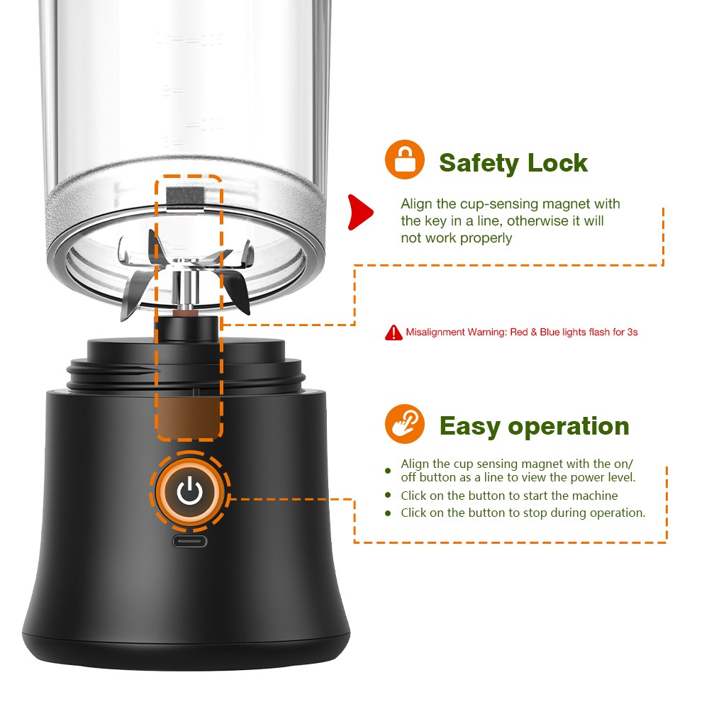 - A9-2.0 portable blender with safety lock and over expansion protection design.jpg