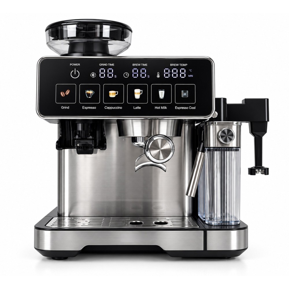 EM3723 Espresso Machine with Grinder and Automatic Milk Frother