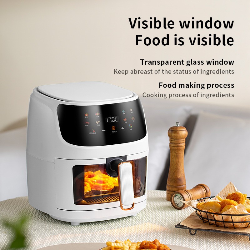 - K-QF-606B 5L air fryer with visible cooking window and 3D hot air circulation.jpg