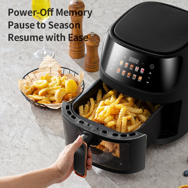 K-QF-606E 5L air fryer with removable non stick basket for fries chicken and everyday cooking.jpg