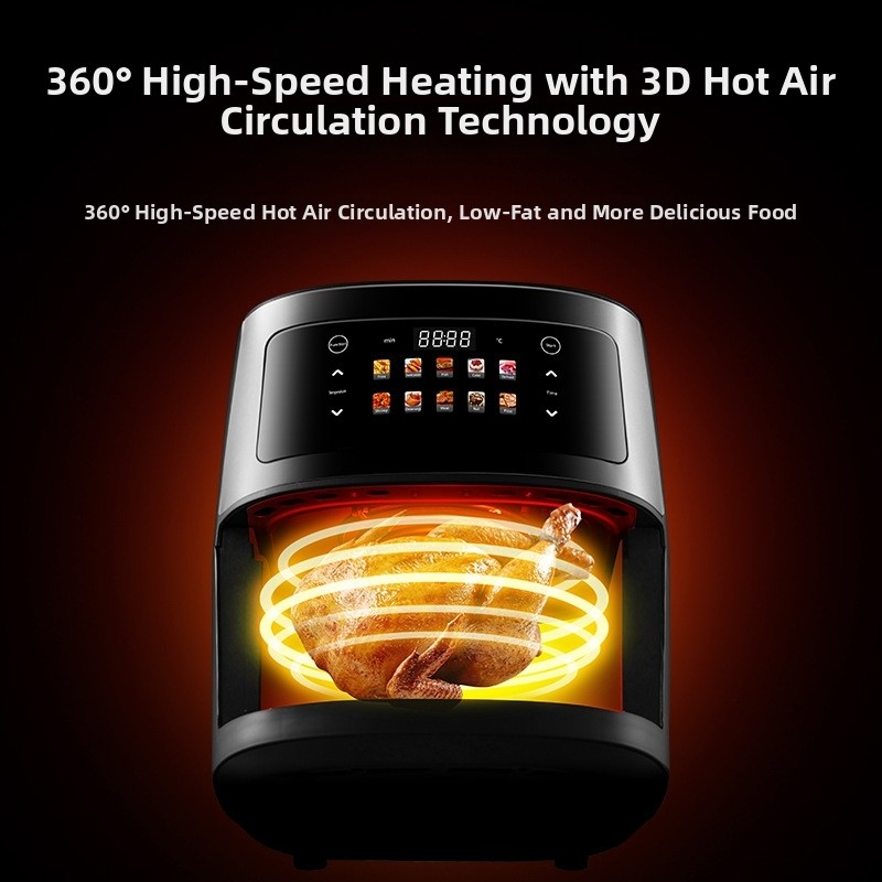 K-QF-605F air fryer with 360 degree hot air circulation for fast and even cooking.jpg