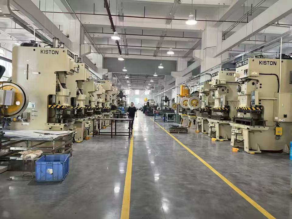 Metal stamping workshop for appliance components